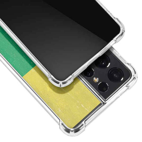 Lithuania Flag Distressed Galaxy S21 Ultra 5G Clear Case